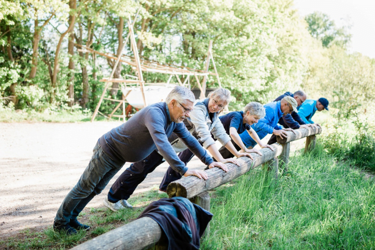 Altiden Genoptræning Gribskov udendørs træning sommer gruppe